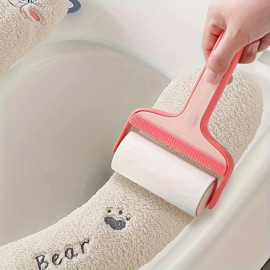 Cozy Cartoon Toilet Seat Cover - Thick, Warm & Non-Slip Cushion for All Seasons, Easy to Clean, Pedestal Ring, Bathroom Accessories